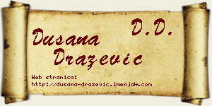 Dušana Dražević vizit kartica